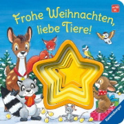 Buchcover und Innenansicht für das Buch: Frohe Weihnachten, liebe Tiere!