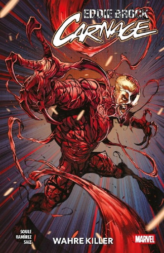 Buchcover und Innenansicht für das Buch: Eddie Brock: Carnage (2025) #1-#5