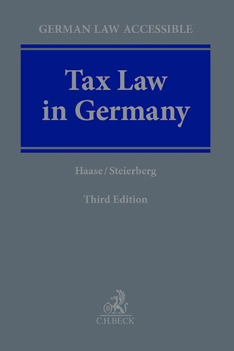 Buchcover und Innenansicht für das Buch: Tax Law in Germany