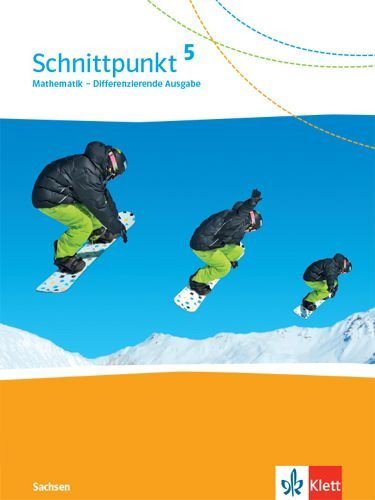Buchcover und Innenansicht für das Buch: Schnittpunkt Mathematik 5. Differenzierende Ausgabe Sachsen 2020. Schulbuch Klasse 5