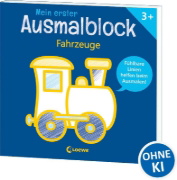 Buchcover und Innenansicht für das Buch: Mijn Kleurblok - Voertuigen