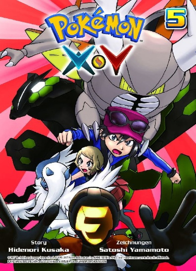 Buchcover und Innenansicht für das Buch: Pokémon X und Y 05