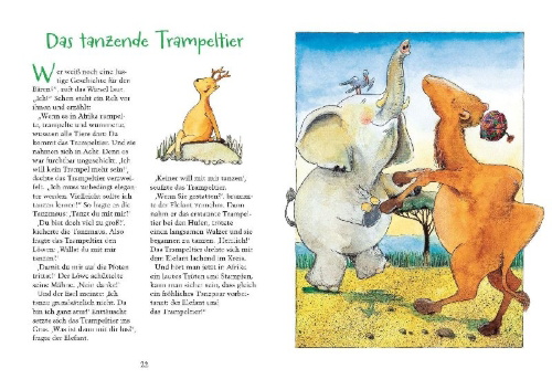 Buchcover und Innenansicht für das Buch: 3 Minutengeschichten für liebe Träume