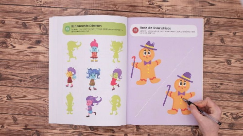 Buchcover und Innenansicht für das Buch: Magische Wezens, Créatures magiques