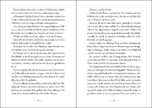 Buchcover und Innenansicht für das Buch: StoryWorld (Band 2) - Im Wald der Silberwölfe