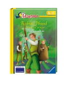 Buchcover und Innenansicht für das Buch: Robin Hood, König der Wälder - Leserabe 3. Klasse - Erstlesebuch für Kinder ab 8 Jahren