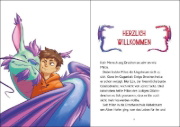 Buchcover und Innenansicht für das Buch: Drachenschule Nebelsturm (Band 3) - Das Turnier der Drachen