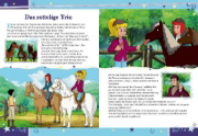 Buchcover und Innenansicht für das Buch: Bibi & Tina: Meine liebsten Gutenachtgeschichten