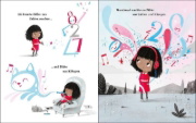 Buchcover und Innenansicht für das Buch: Meesha makes friends - Big Bright Feelings series