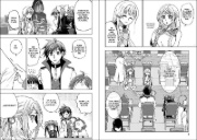 Buchcover und Innenansicht für das Buch: Ankoku Kishi no Ore Desu ga Saikyou no Seikishi o Mezashimasu