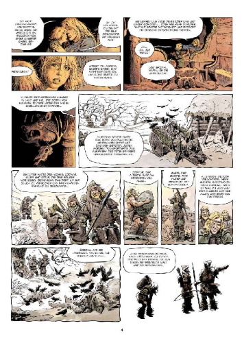 Buchcover und Innenansicht für das Buch: Die Welten von Thorgal - Thorgals Jugend. Band 8