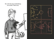 Buchcover und Innenansicht für das Buch: Kreativ-Kratzelbuch: Fußball