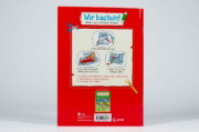 Buchcover und Innenansicht für das Buch: Wir basteln! ab 5 Jahren - Malen, Ausschneiden, Kleben - Feuerwehr und Polizei