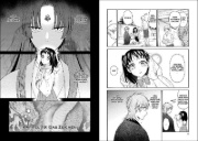 Buchcover und Innenansicht für das Buch: Ryuu no Hanayome Okotowari
