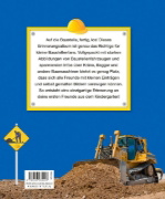 Buchcover und Innenansicht für das Buch: Baustellenfahrzeuge: Meine Kindergartenfreunde