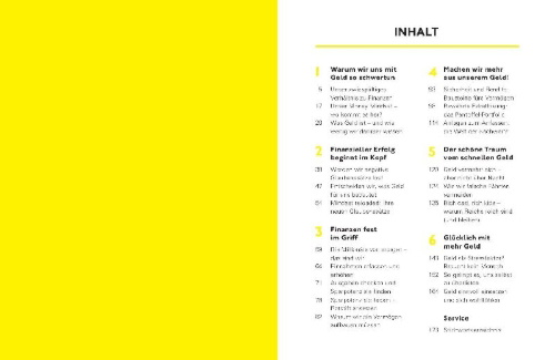 Buchcover und Innenansicht für das Buch: Mehr Geld! Mit einem positiven Money Mindset zur finanziellen Freiheit