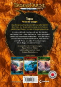 Buchcover und Innenansicht für das Buch: Beast Quest Legend (Band 4) - Tagus, Prinz der Steppe