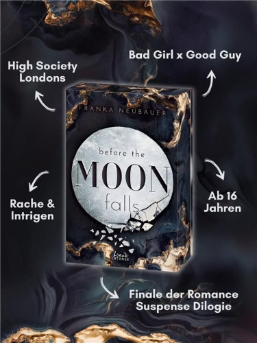 Buchcover und Innenansicht für das Buch: Before the Moon Falls (Scandalous Secrets, Band 2)