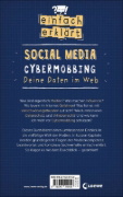Buchcover und Innenansicht für das Buch: Einfach erklärt - Social Media - Cybermobbing - Deine Daten im Web