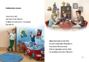 Buchcover und Innenansicht für das Buch: Leselöwen 2. Klasse - Vollgas auf der Rennstrecke