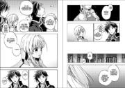 Buchcover und Innenansicht für das Buch: Ankoku Kishi no Ore Desu ga Saikyou no Seikishi o Mezashimasu