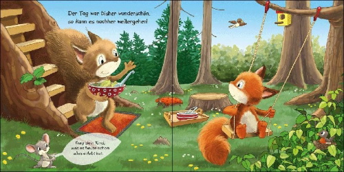 Buchcover und Innenansicht für das Buch: Mittagsschlaf, Mittagsruh, schon fallen dir die Augen zu