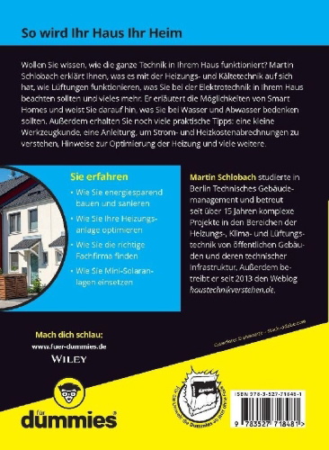 Buchcover und Innenansicht für das Buch: Haustechnik für Dummies Alles-in-einem-Band