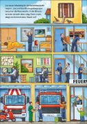 Buchcover und Innenansicht für das Buch: Wo ist das kleine Feuerwehrauto?