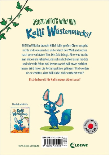 Buchcover und Innenansicht für das Buch: Kalli Wüstenmucks - Jetzt wird's wild! (Band 2)