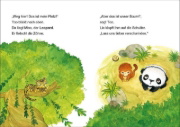 Buchcover und Innenansicht für das Buch: Leselöwen 1. Klasse - Ein Panda in der Dschungelschule