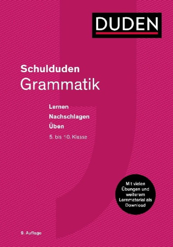 Buchcover und Innenansicht für das Buch: Schulduden Grammatik