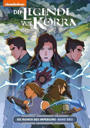 Buchcover und Innenansicht für das Buch: Die Legende von Korra 6