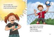 Buchcover und Innenansicht für das Buch: Leselöwen 1. Klasse - Das Fußballspiel des Jahres