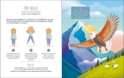 Buchcover und Innenansicht für das Buch: Spring wie ein Känguru!