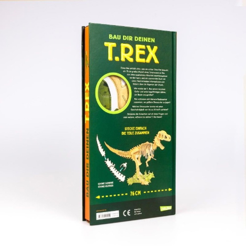 Buchcover und Innenansicht für das Buch: Bau dir deinen T. Rex