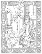 Buchcover und Innenansicht für das Buch: Harry Potter: Magisches Malbuch
