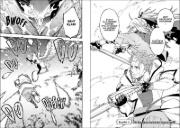 Buchcover und Innenansicht für das Buch: KATAINAKA NO OSSAN KENSEI NI NARU¿TADANO INAKA NO KENJUTSU SHIHAN DATTANONI TAISEI SHITA DESHITACHI