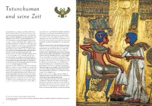 Buchcover und Innenansicht für das Buch: Tutanchamun