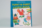 Buchcover und Innenansicht für das Buch: Punkt-zu-Punkt-Ausmalbuch (blau)