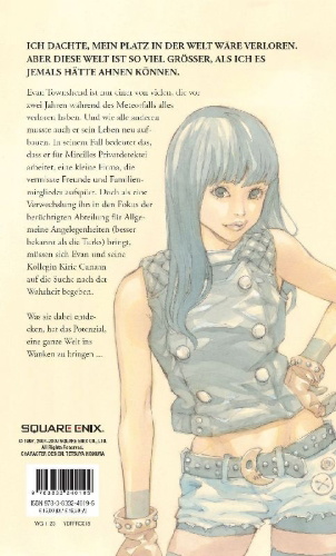 Buchcover und Innenansicht für das Buch: Final Fantasy VII Gaiden Tuks - The Kids are alright - A Turks Side Story