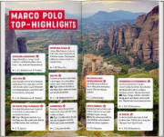 Buchcover und Innenansicht für das Buch: MARCO POLO Reiseführer Griechenland Festland