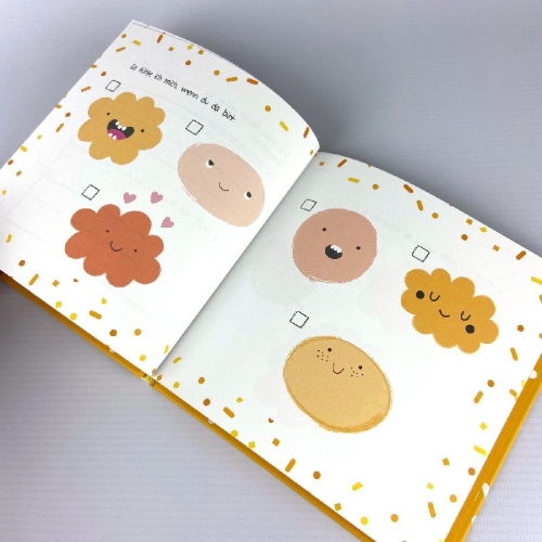 Buchcover und Innenansicht für das Buch: Oma, ich habe ein Buch für dich geschrieben - Version für Kinder