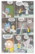 Buchcover und Innenansicht für das Buch: Rick and Morty #1-5