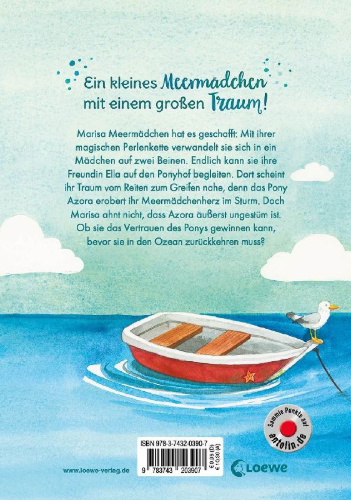 Buchcover und Innenansicht für das Buch: Marisa Meermädchen (Band 2) - Das große Ponyglück