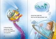 Buchcover und Innenansicht für das Buch: Leselöwen 1. Klasse - Die verborgene Unterwasser-Stadt