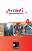 Buchcover und Innenansicht für das Buch: ¡Arriba! Vokabelheft 4