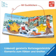 Buchcover und Innenansicht für das Buch: Frohe Weihnachten, liebe Tiere!