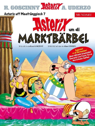 Buchcover und Innenansicht für das Buch: Astérix et Cleopatre 06  (Asterix und Kleopatra 02)