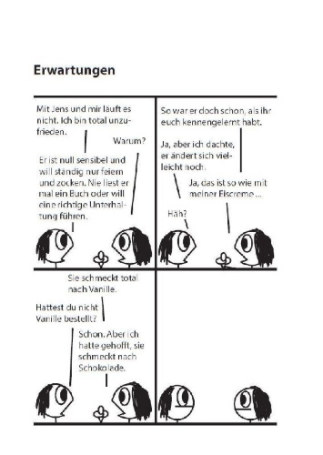 Buchcover und Innenansicht für das Buch: Erzähl mir nix