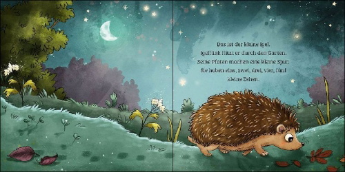 Buchcover und Innenansicht für das Buch: Mein erstes Naturbuch - Der Igel